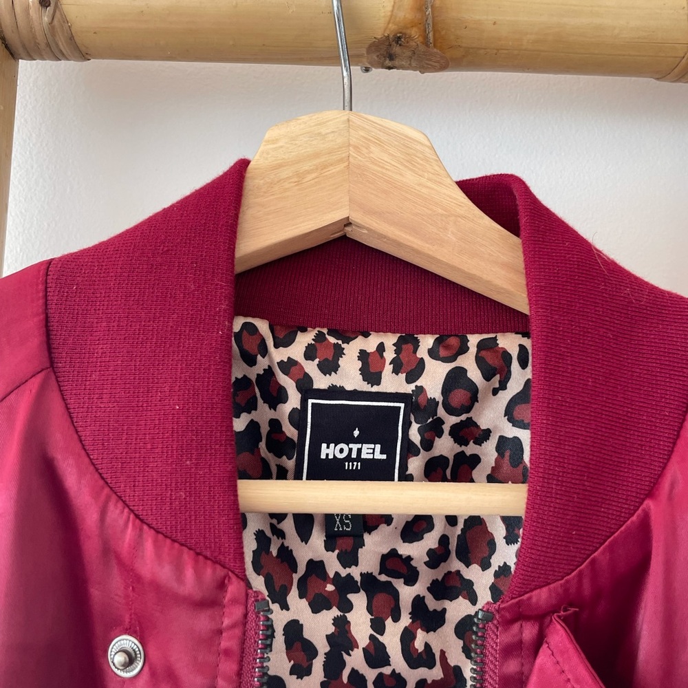 HOTEL 1171 Silk Bomber Jacket UNISEX - Picture 5 of 8